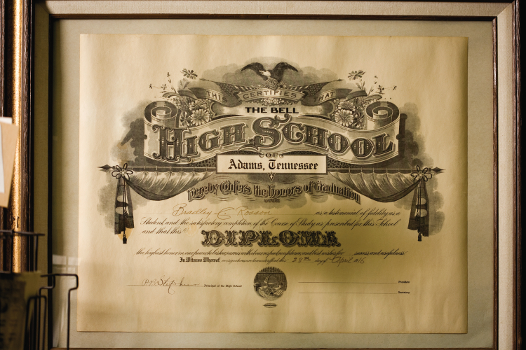 Old Bell High School Diploma, Adams, TN