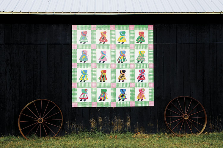Quilt Block Barn in Tennessee