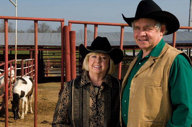 Randall and Paula Carr, Wild Horse and Burro Adoption Center, Cross Plains, TN