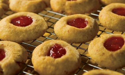 Almond Shortbread Thumbprint Cookies Recipe