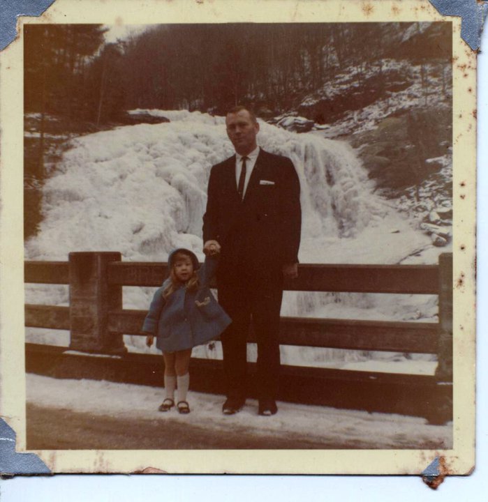 Frozen Bald River Falls in Tellico Plains, TN 1963