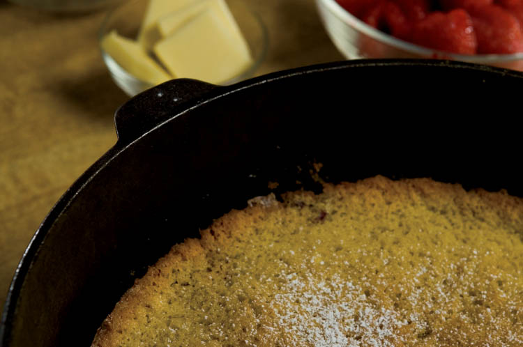 Berry Delightful Cornmeal Cake Recipe