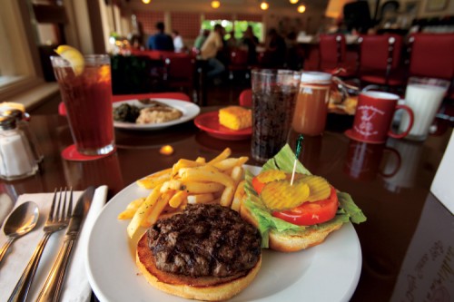 Country Boy Restaurant, Leiper's Fork, Tennessee, Burger