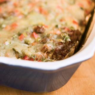 Sausage and Red Pepper Breakfast Casserole