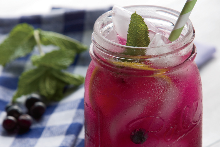 Blueberry Mint Refresher