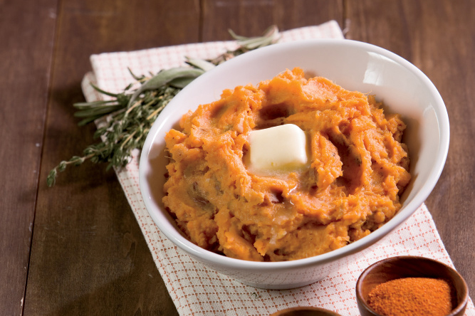 Rustic Mashed Sweet Potatoes; thanksgiving side dish recipes
