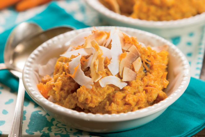 Carrot and Coconut Pudding