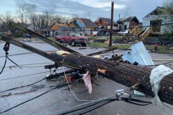 Nashville tornado damage