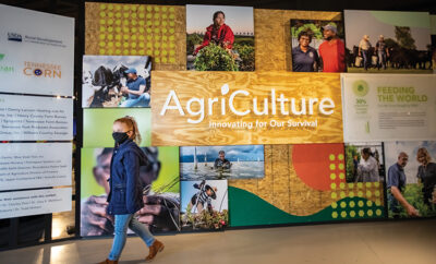 Visitors explore the new permanent exhibit called AgriCulture: Innovating for Our Survival which is now open in Simmons Bank Ag Center the at Discovery Park of America in Union City, Tennessee. ©Journal Communications/Jeff Adkin