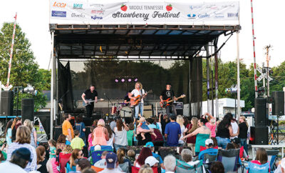 Strawberry Festival concert in Portland, Tennessee.