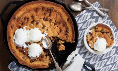 Giant Skillet Chocolate Chip Cookie.