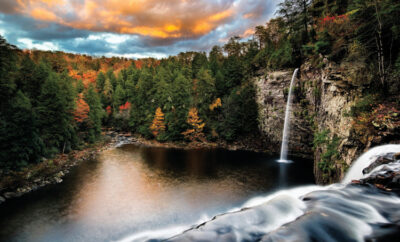 Cane Creek Falls in Fall Creek Falls State Park in Tennessee.