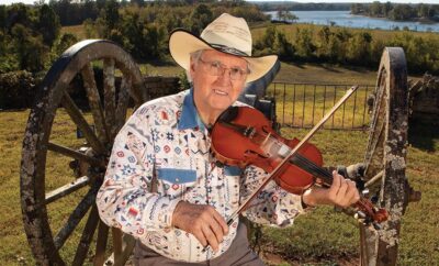 Wayne Jerrolds, whose property overlooks the Tennessee River in Savannah, has performed with country music legends including Reba McEntire.